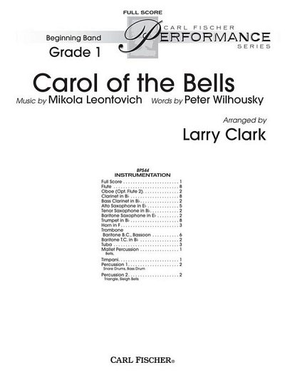 L. Leontovich, Mykola Dmytrovich: Carol Of The Bells