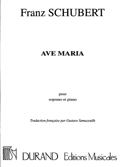 F. Schubert: Ave Maria op. 52/6 Einzelausgabe