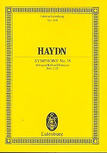 J. Haydn: Sinfonie 35 B-Dur Hob 1/35 Eulenburg Studienpartit