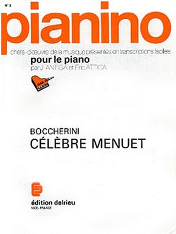 L. Boccherini: Menuet Op.13 n°5 - Pianino 3, Klav