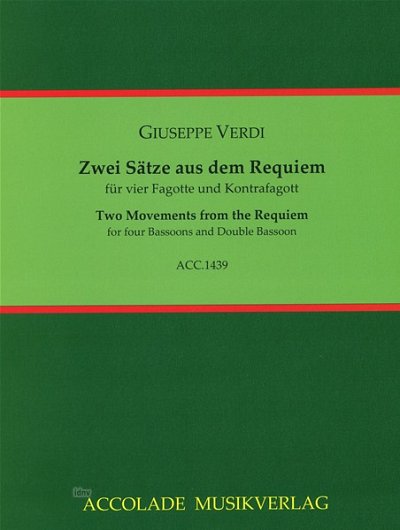 G. Verdi: Zwei Sätze aus dem Requiem , 5Fag (Pa+St)