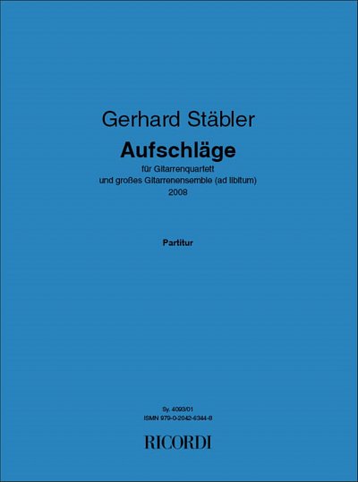 G. Stäbler: Aufschläge (Part.)