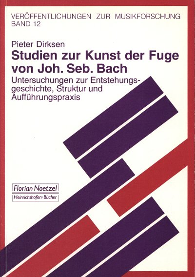 P. Dirksen: Studien zur Kunst der Fuge von Johann Sebas (Bu)
