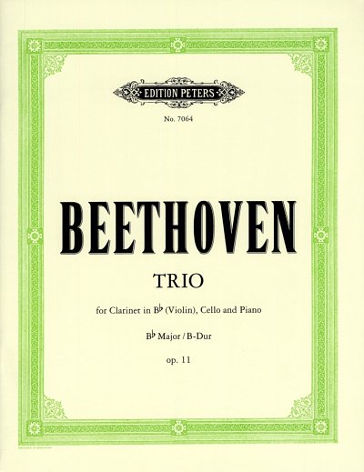 L. v. Beethoven: Trio fuer Klarinette (Violine), Violoncello