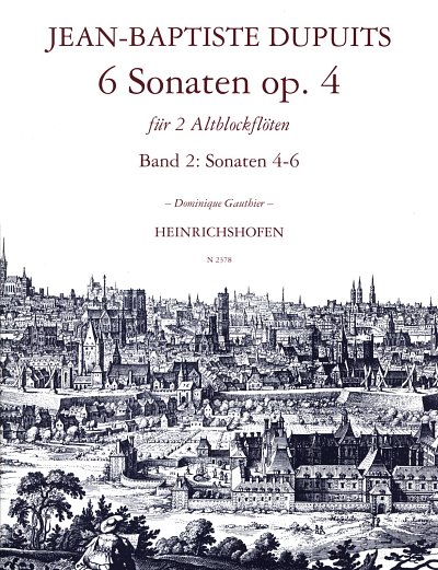 J. Dupuits: 6 Sonaten op.4 Band 2 (Nr.4-6) (Spielpart.)