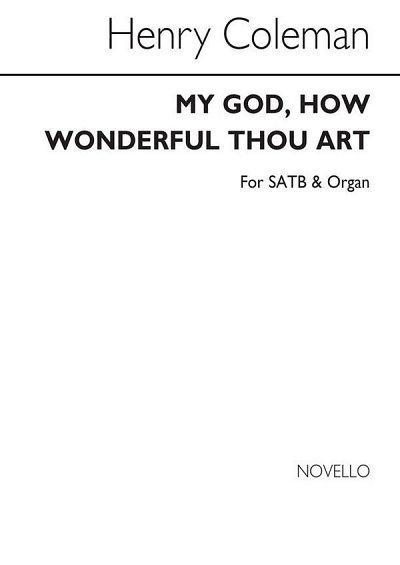 My God How Wonderful Thou Art