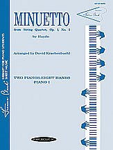 J. Haydn et al.: Minuetto from String Quartet, Opus 1, No. 1 - Piano Quartet (2 Pianos, 8 Hands)