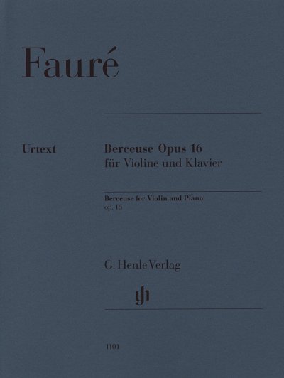 G. Fauré: Berceuse op. 16, VlKlav (KlavpaSt)