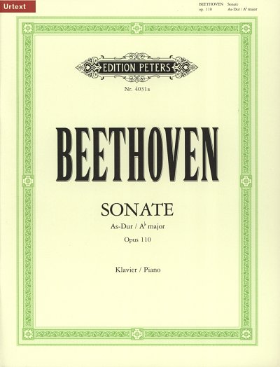 L. van Beethoven: Sonate für Klavier Nr. 31 As-Dur op. 110 (1821)
