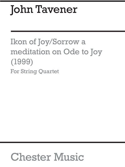 J. Tavener: Ikon Of Joy/Sorrow, 2VlVaVc (Pa+St)