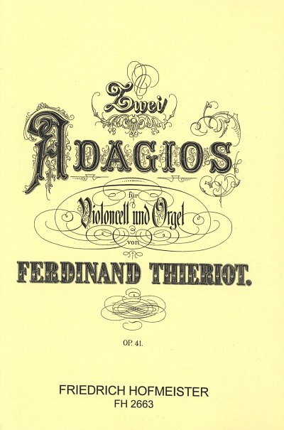2 Adagios op.41 für Violoncello