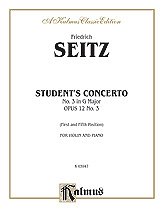 DL: F. Seitz: Seitz: Student's Concerto No. 3, VlKlav (Klavp