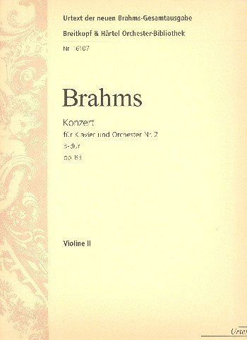 J. Brahms: Concerto No. 2 in B flat major Op. 83