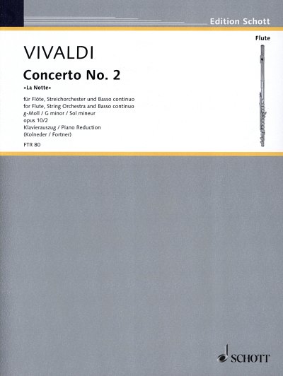 A. Vivaldi: Concerto No. 2 in g-Moll op. 10/, FlStrBc (KASt)