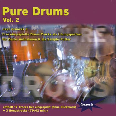 S. Berker: Pure Drums 2 - Jazz Grooves 2, Schlagz (CD)