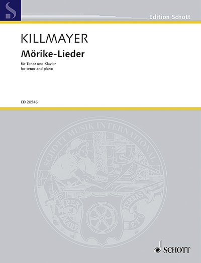 W. Killmayer: Mörike-Lieder