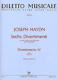 J. Haydn: Divertimento 4 G-Dur Hob 4/9