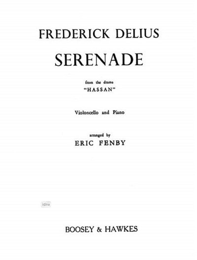 F. Delius: Serenade, VcKlav (KlavpaSt)