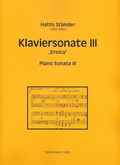 H. Ständer: Klaviersonate III Eroica, Klav (Part.)