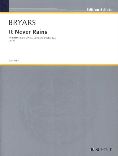 G. Bryars: It Never Rains  (Pa+St)