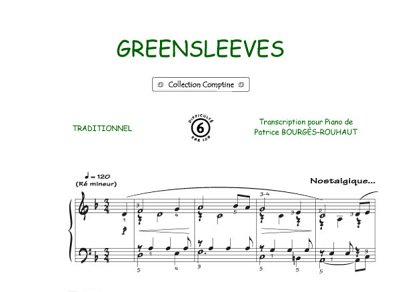 Greensleeves, GesKlavGit (EA)