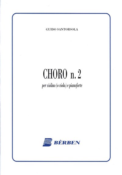 AQ: G. Santorsola: Choro 2 (Part.) (B-Ware)