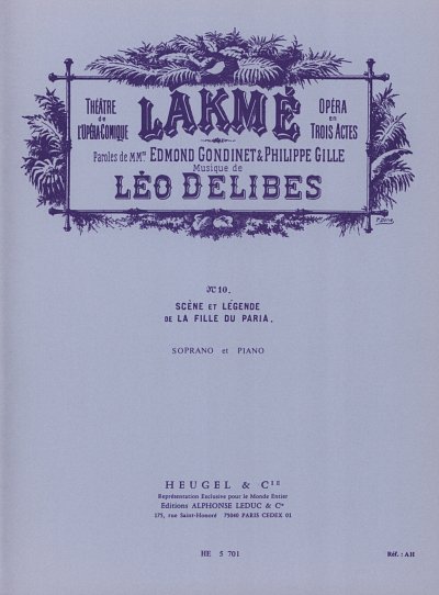 L. Delibes: Ou Va La Jeune (Lakme)