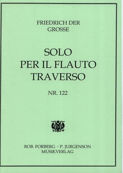 Solo per il flauto traverso, Nr. 122, FlKlav (Bu)