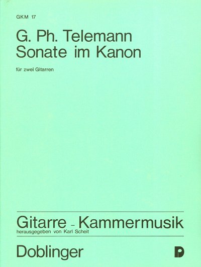 G.P. Telemann: Sonate im Kanon A-Dur