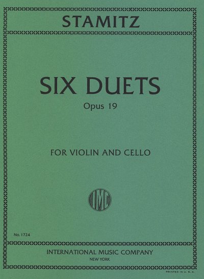 C. Stamitz: 6 Duetti Op. 19 (Bu)
