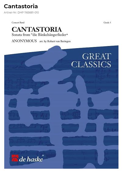 R. van Beringen: Cantastoria Concert Band/Har, Blaso (Pa+St)