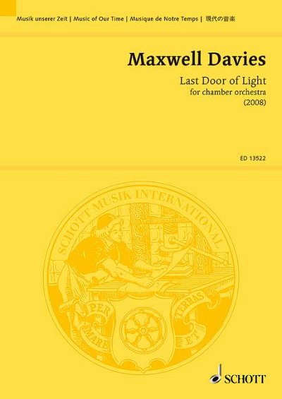 P. Maxwell Davies m fl.: Last Door of Light op. 293