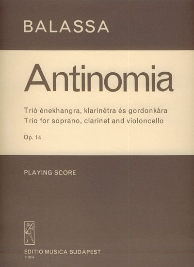 S. Balassa: Antinomia op. 14, GesSKlVlc (Sppa)