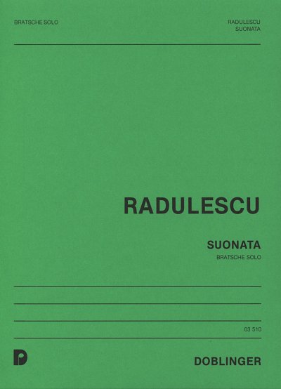 M. Radulescu: Sonata (1985)