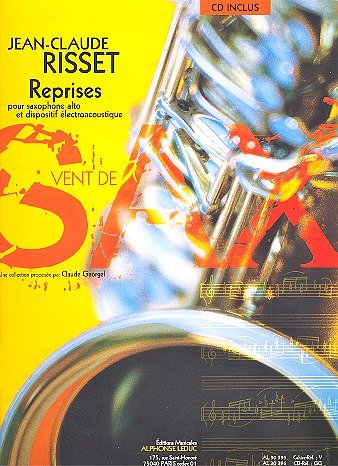 J. Risset: Reprises for Alto Saxophone and Electro (Bu+CD)