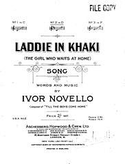DL: I. Novello: Laddie In Khaki, GesKlav