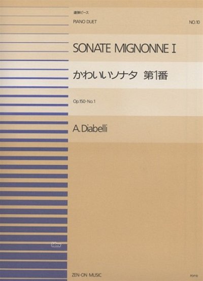 A. Diabelli: Sonate mignonne I op. 150/1 10, Klav4m