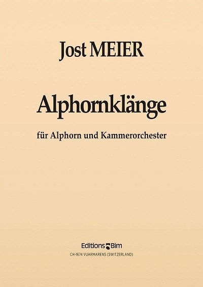 J. Meier: Alphornklänge, AlphKamo (PaSt)
