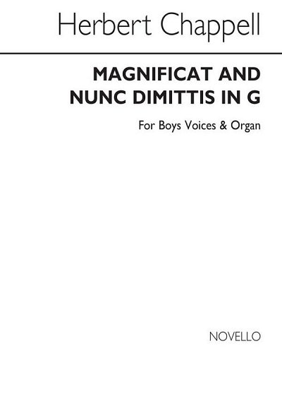 Magnificat And Nunc Dimittis In G (Bu)