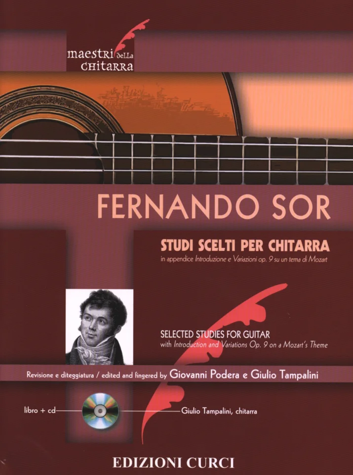 F. Sor: Studi scelti per chitarra, Git (+CD) (0)