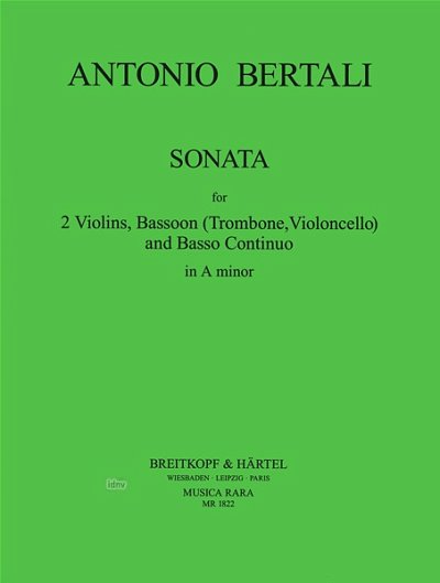 A. Bertali: Sonate A 3 A-Moll Nr 3