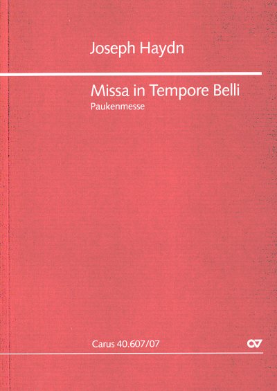 J. Haydn: Missa in tempore belli, GesGchOrchOr (Stp)