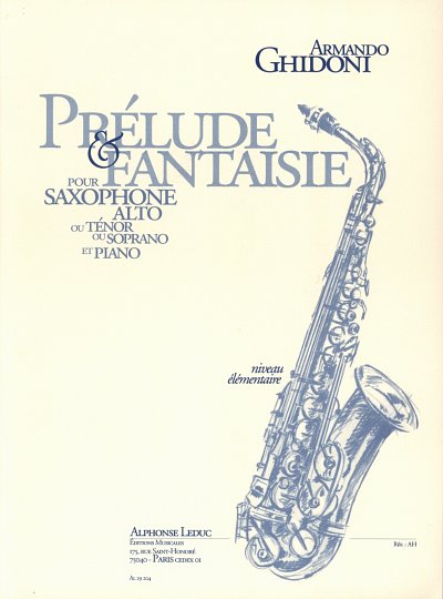 A. Ghidoni: Prelude Et Fantaisie (Bu)