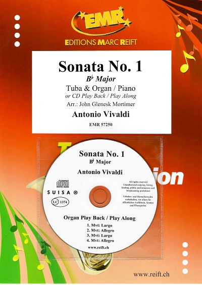 A. Vivaldi: Sonata No. 1, TbKlv/Org (+CD)