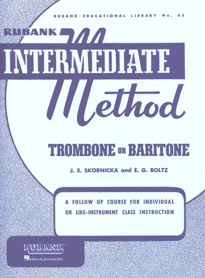 J.E. Skornicka: Rubank Intermediate Method Trombon, Pos/Barh (0)