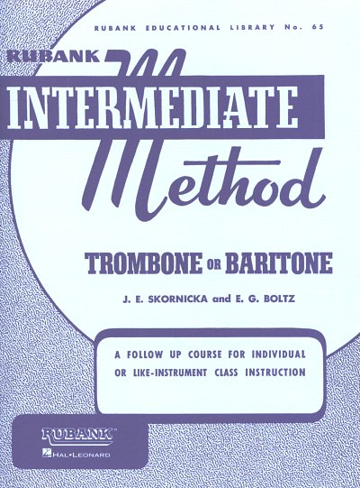 J.E. Skornicka: Rubank Intermediate Method Trombon, Pos/Barh