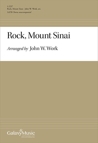 Rock, Mount Sinai, Gch;Klav (Chpa)