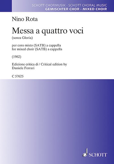 DL: N. Rota: Messa a 4 voci (Part.)