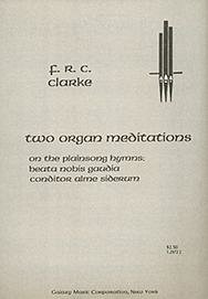 Two Organ Meditations, Org