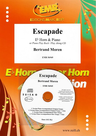 B. Moren: Escapade, HrnKlav (+CD)